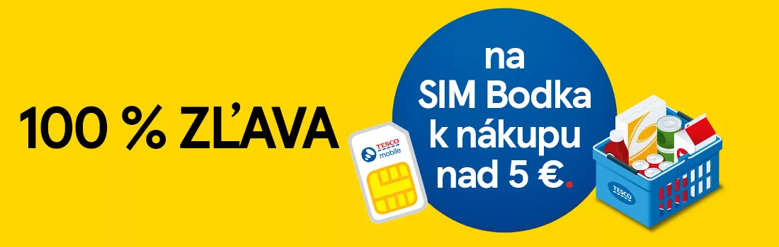 Využite jedinečnú príležitosť získať SIM kartu Bodka so 100% zľavou.